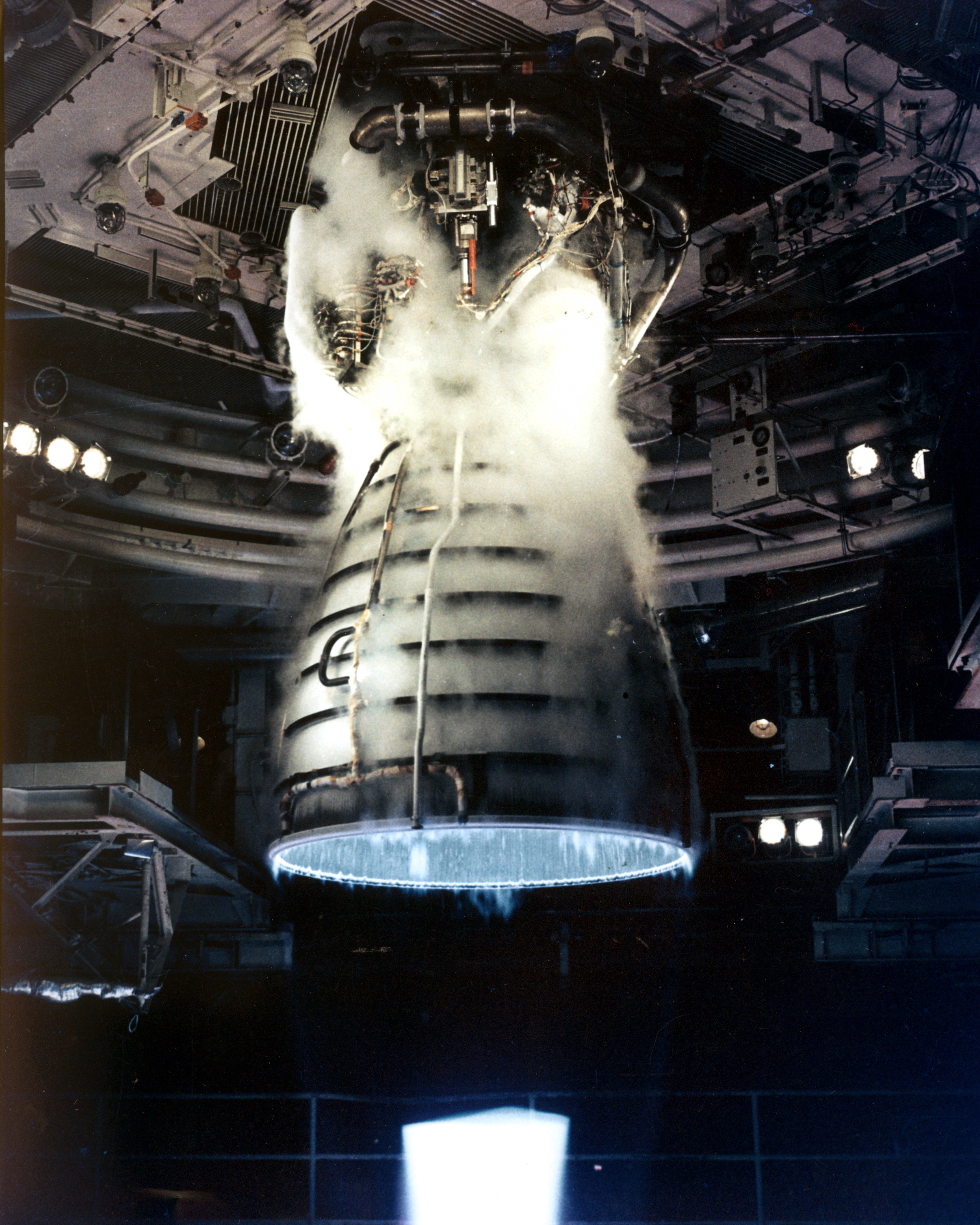 An RS25 Space Shuttle Main Engine